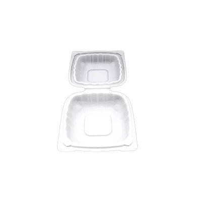 PP Clamshell Food Container | 6x6x2.5″ – 250 Pcs