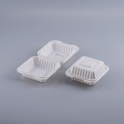 PP Clamshell Food Container | 6x6x2.5″ – 250 Pcs