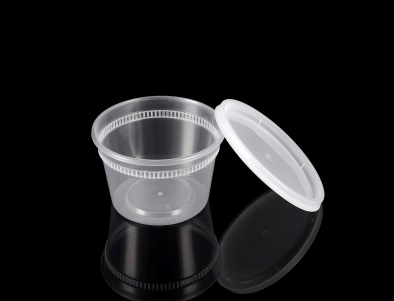 HS-S12 12oz Clear Round Deli Container W/ Lid – 240 Sets