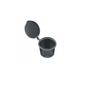 HJ 3OZ CLEAR SAUCE CUP W/ LID – 1000 SETS