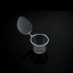 HJ 2 oz Clear Sauce Cup W/ LID – 2000 SETS